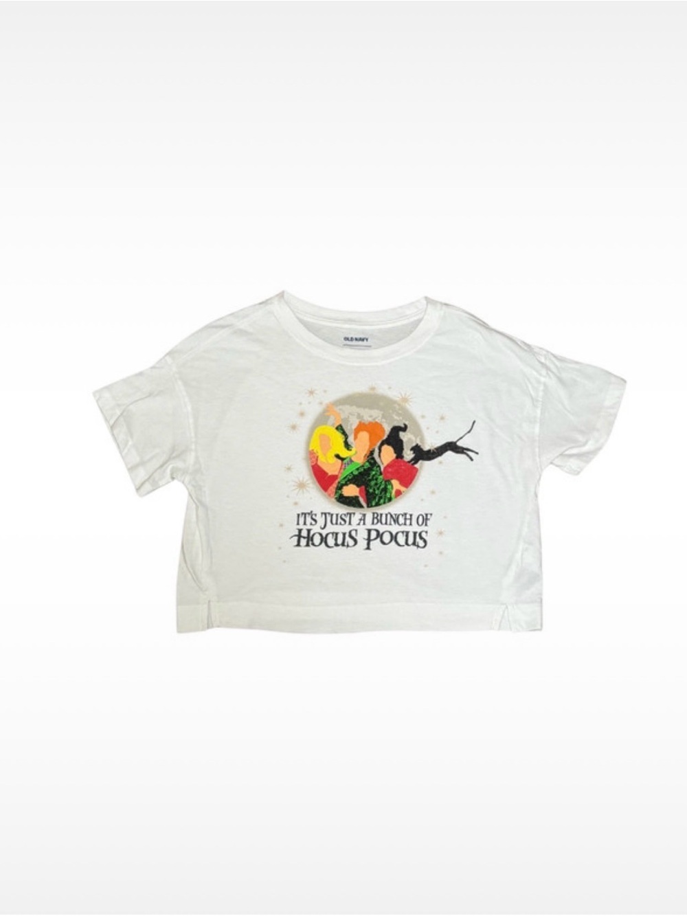 Old Navy White 'Hocus Pocus' Graphic Tee